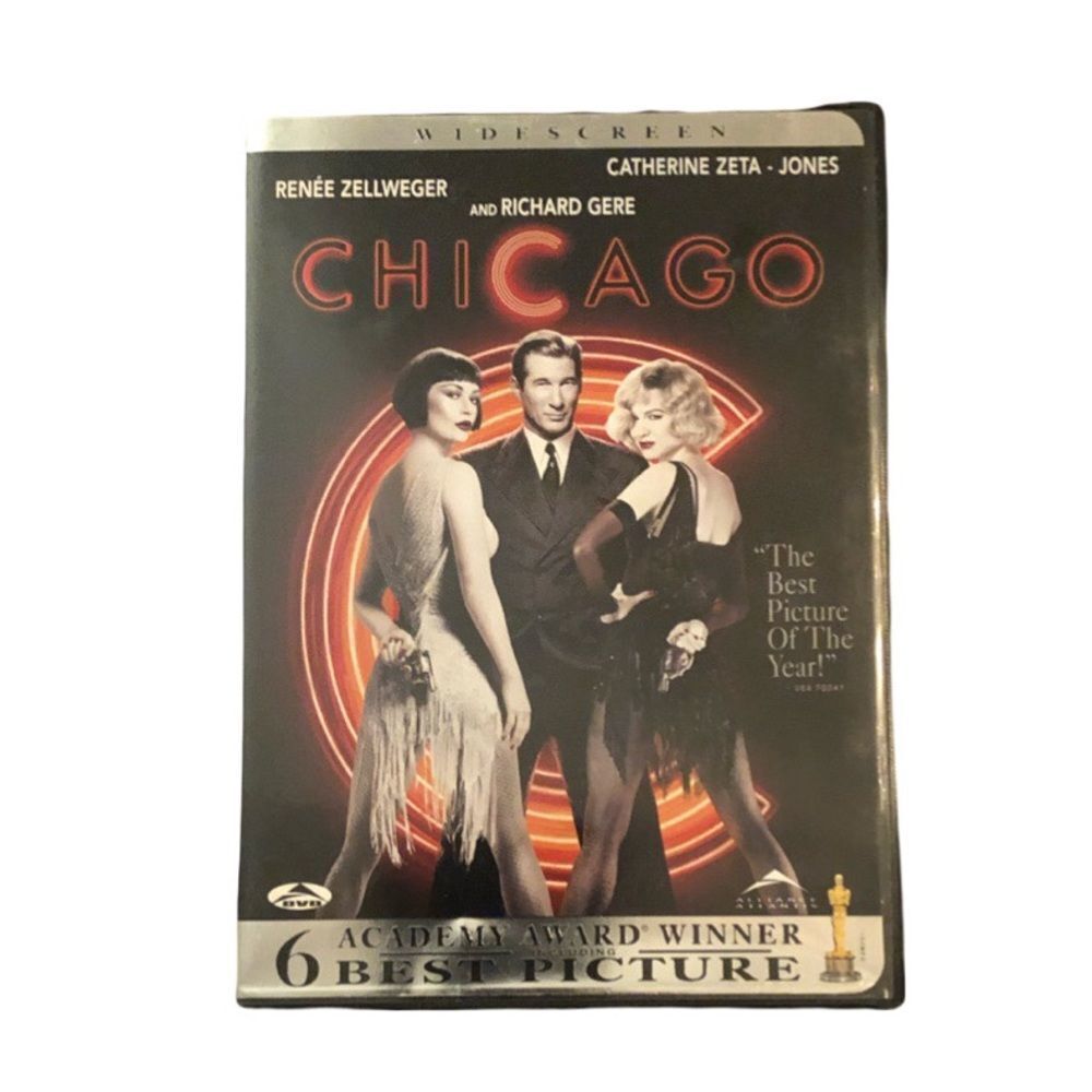 3 for $30 Chicago DVD Renee Zellweger, Catherine ZetaJones‎ Wide Screen